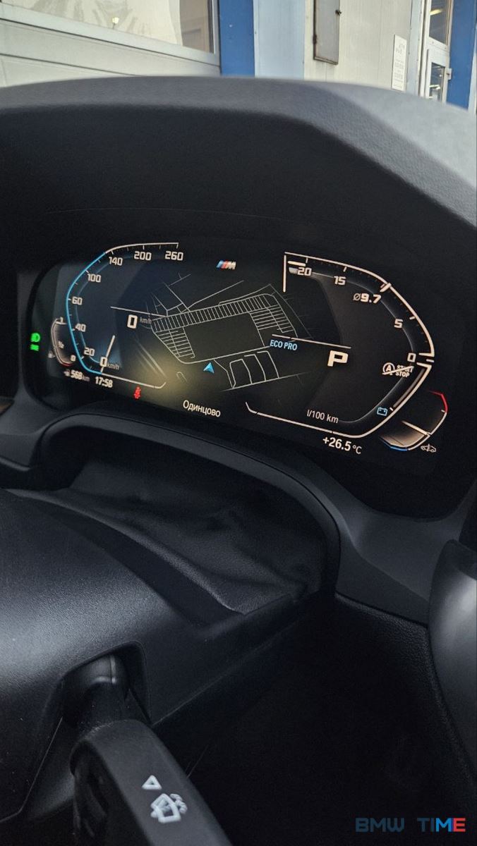 BMW 3 G20 Live Cockpit Professional"S6U3A" и "S3AGA" камера заднего вида