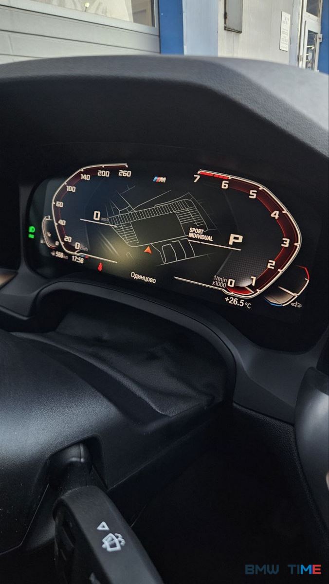 BMW 3 G20 Live Cockpit Professional"S6U3A" и "S3AGA" камера заднего вида