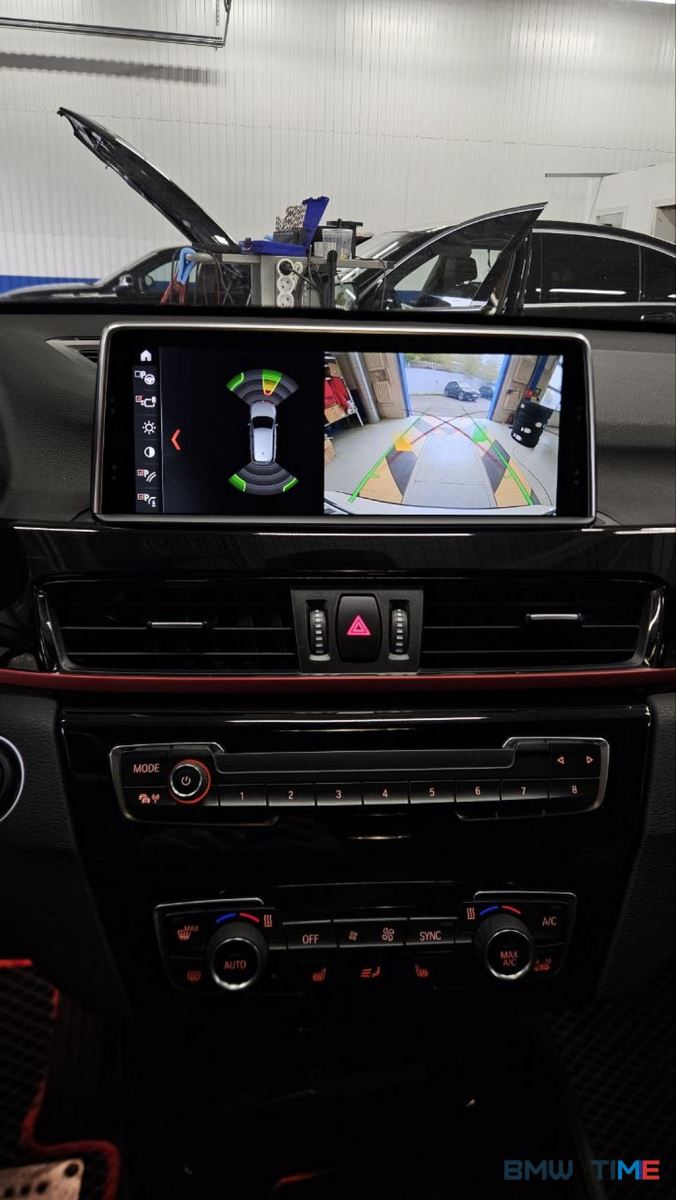 nbt evo с сенсорным дисплеем на bmw x1